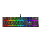 Teclado Mecânico Gamer A+ Plus Tech Khan Rainbow Switch Red