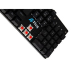 Teclado Mecânico Gamer A+ Plus Tech Khan Rainbow Switch Red