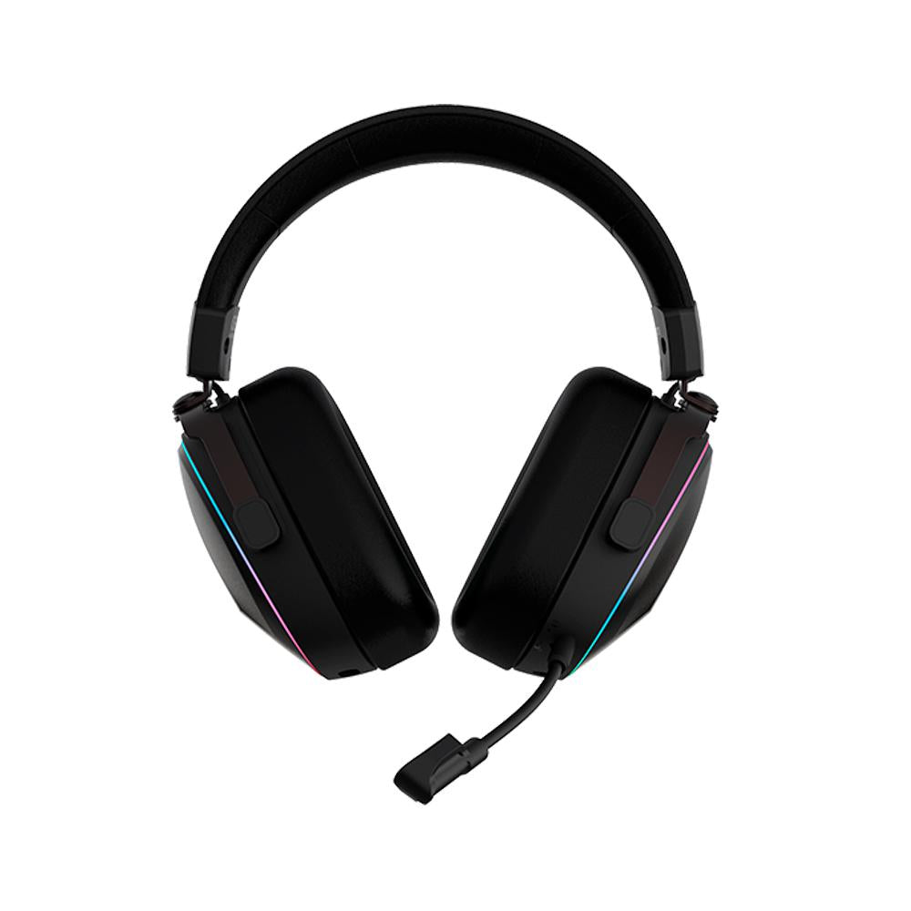 Headset Gamer Sem fio  Aplus Atis Pro, 7.1 Wireless, RGB - Preto