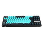 Teclado Gamer Mecânico RGB Aplus Iara Switch Red Gasket 80% Obisidian Aqua - AK400A