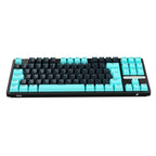 Teclado Gamer Mecanico Rgb Aplus Iara Switch Blue Gasket 80% Obisidian Aqua - AK400