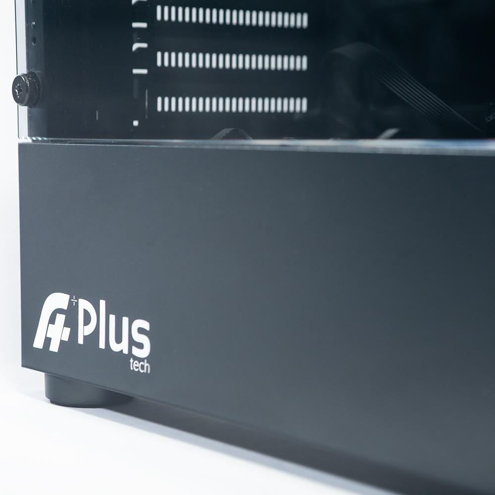 Gabinete Gamer Vidro ATX 4 Fans RGB APlus Tech Zohar Premium