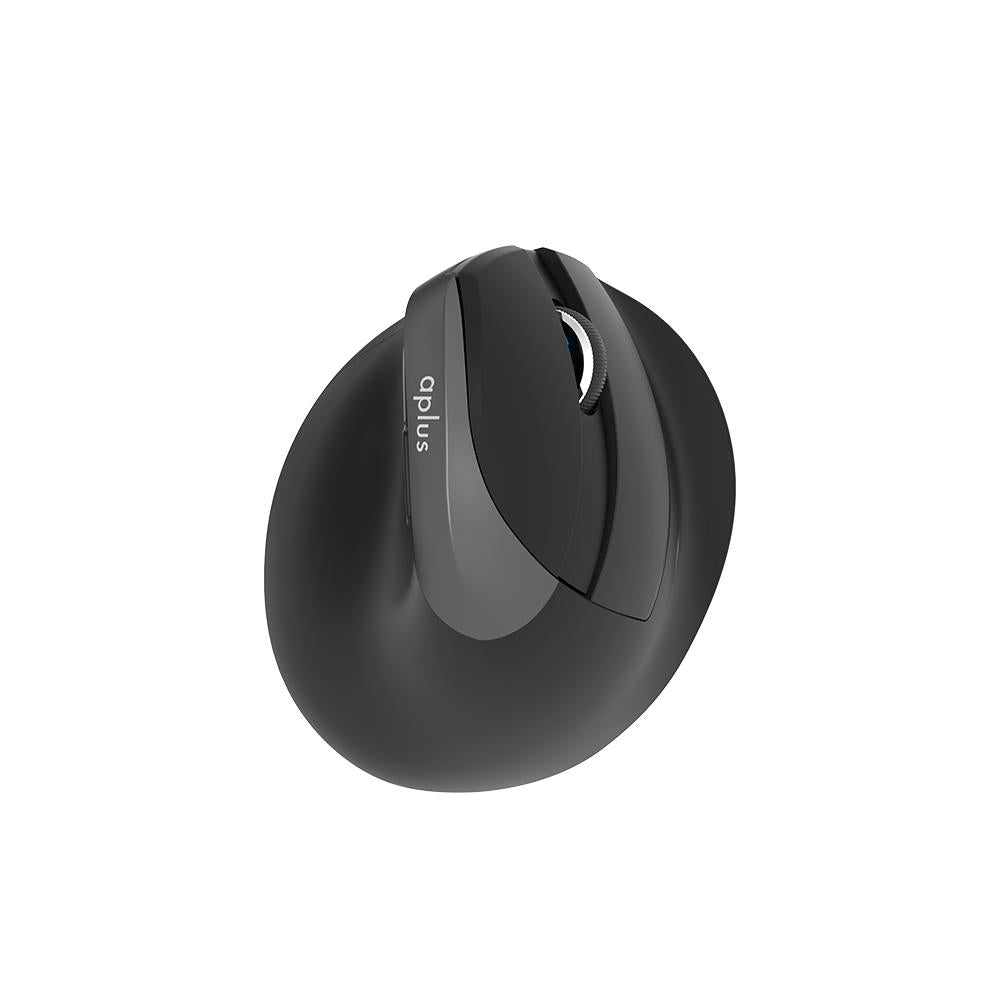 Mouse sem fio Wireless e Bluetooth Ergonomico Aplus Ergos 541 Preto