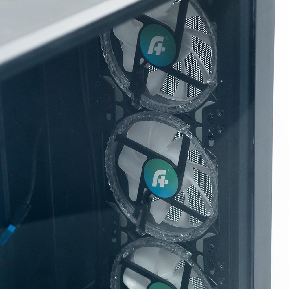 Gabinete Gamer Vidro ATX 4 Fans RGB APlus Tech Zohar Premium