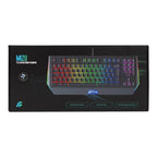 Teclado Gamer  Mecânico APlus Mizu Rainbow Switch  Blue Outemu  Preto - AP-KB-3989