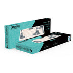 Teclado Gamer Mecânico Aplus Cetus 98 Led Branco Switch Red Hotswap 98% - AK300