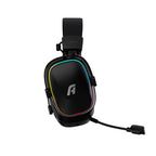 Headset Gamer Sem fio  Aplus Atis Pro, 7.1 Wireless, RGB - Preto