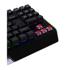 Teclado Mecânico Gamer A+ Plus Tech Mizu Rainbow Switch Red