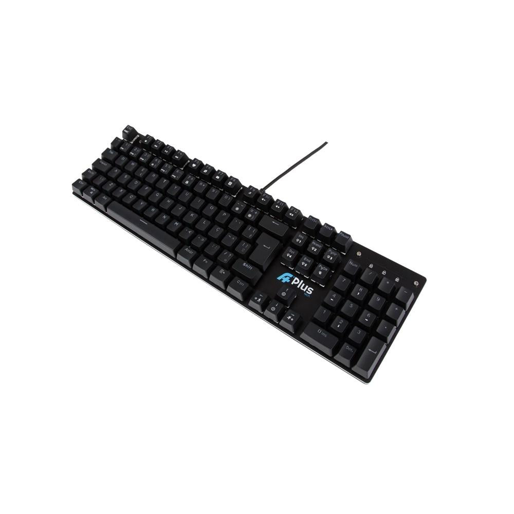 Teclado Mecânico Gamer A+ Plus Tech Khan Rainbow Switch Red