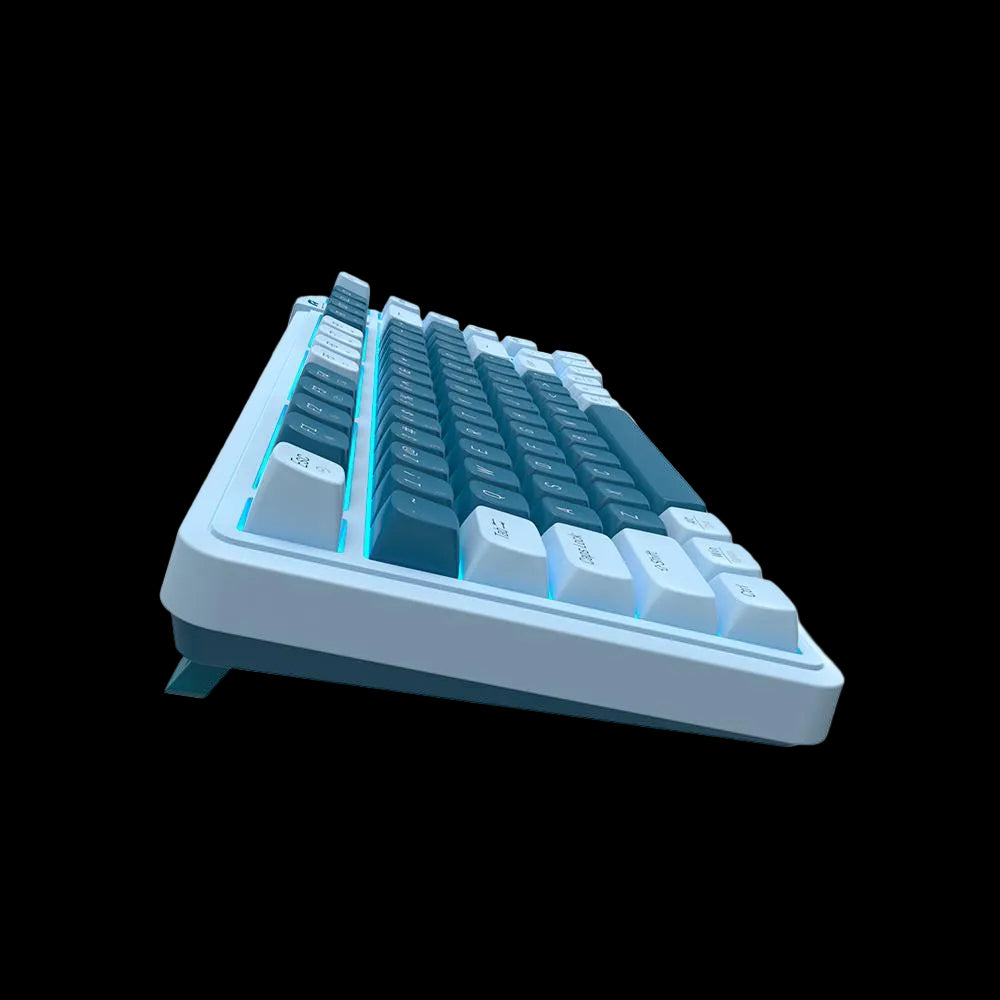 Teclado Gamer Mecânico Aplus Cetus 75 Switch Red Hotswap Led Azul - AK