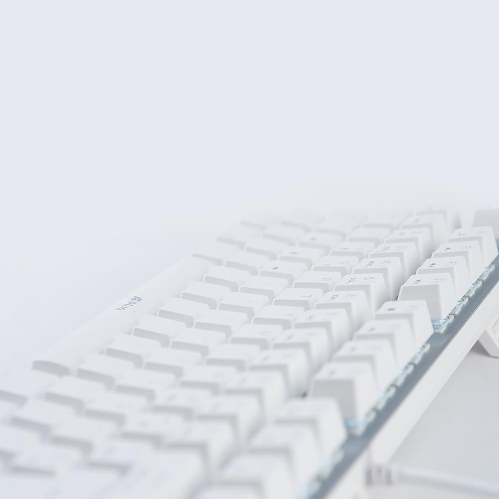 Teclado Gamer  Mecânico Switch Blue Outemu APlus Tech Barak LED White - AP-KB-3884W