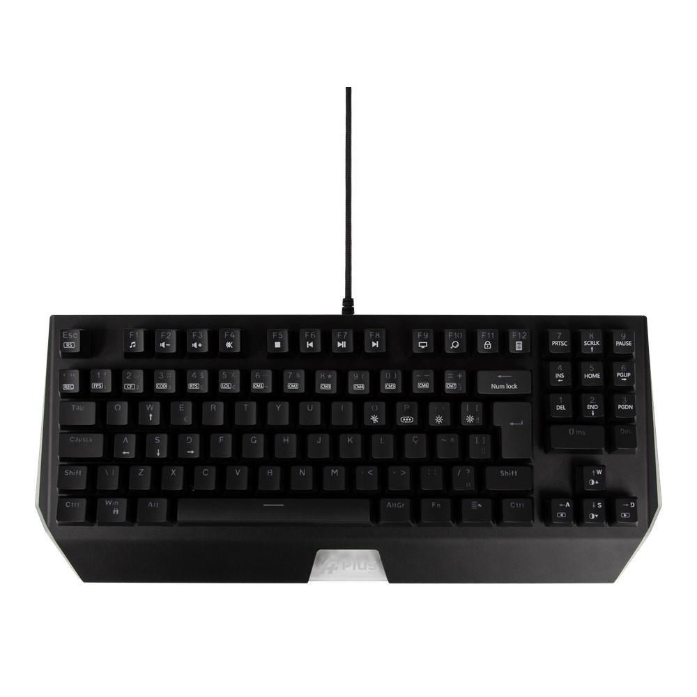 Teclado Mecânico Gamer A+ Plus Tech Mizu Rainbow Switch Red