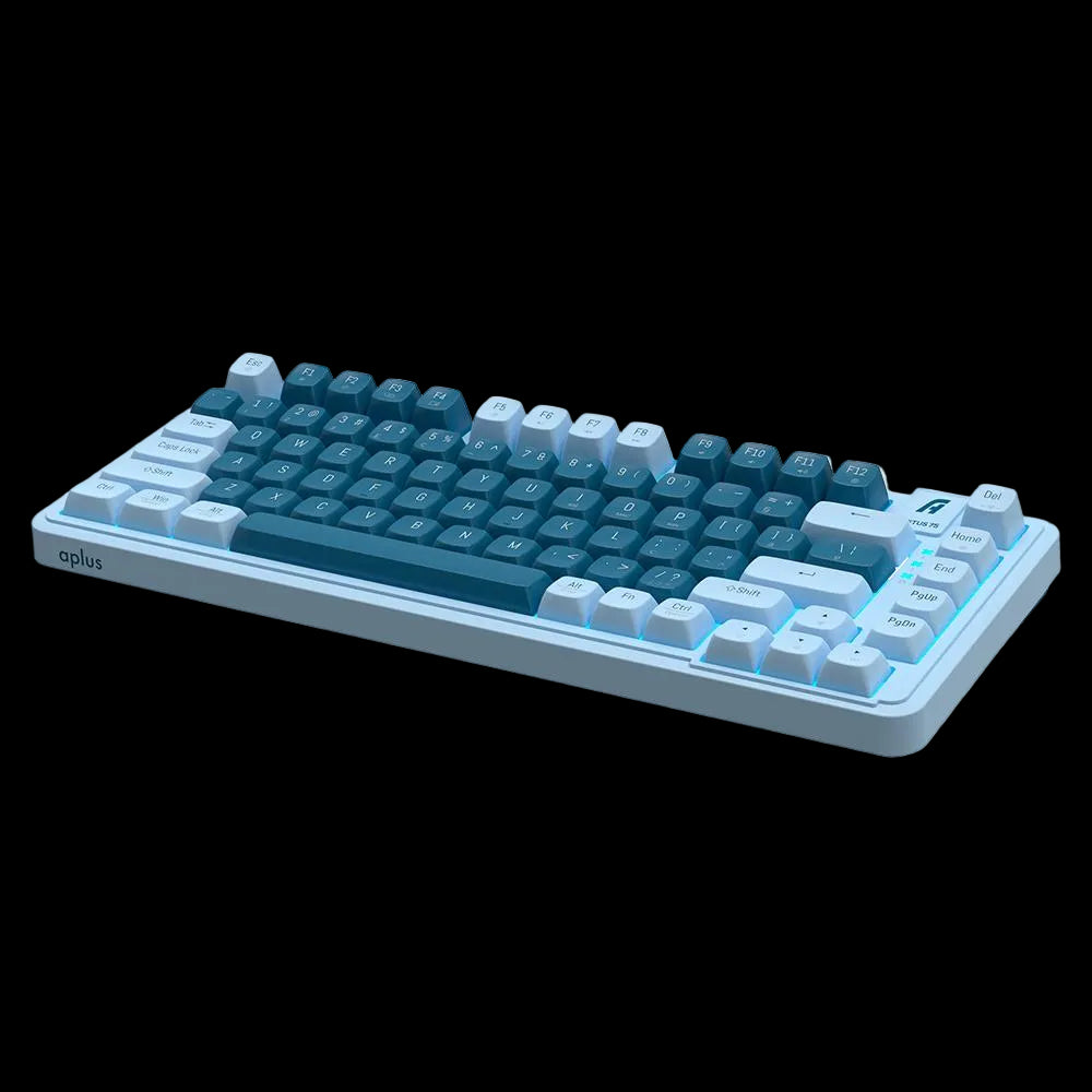 Teclado Gamer Mecânico Aplus Cetus 75 Switch Red Hotswap Led Azul - AK